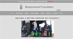 Desktop Screenshot of blossomwoodfoundation.org